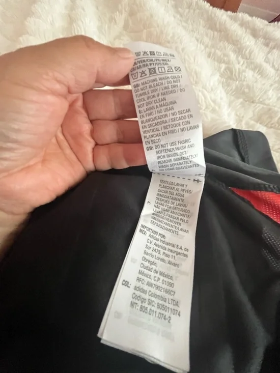 Adidas Black & Red Soccer Jersey - Picture 6 of 7